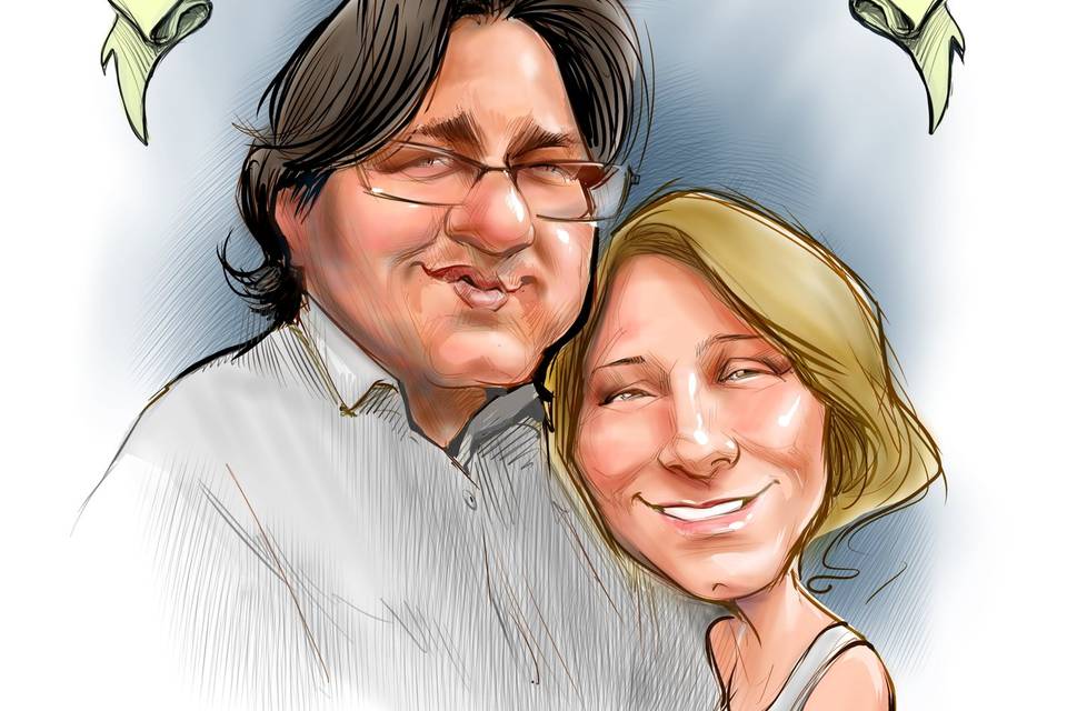 Anniversary caricatures