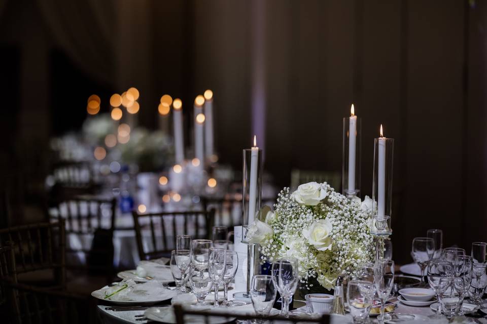 Baby's Breath and Rose