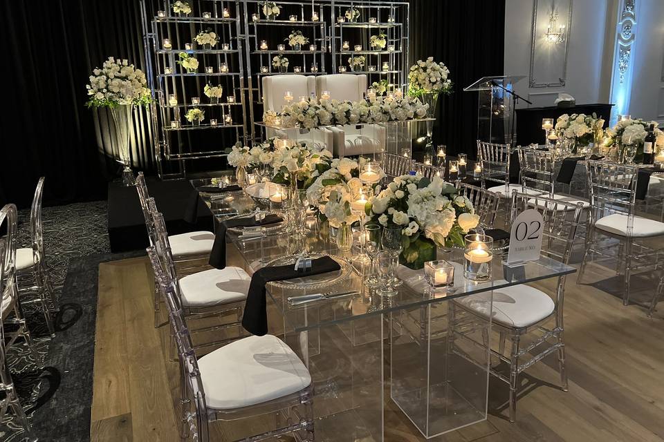 Clear Acrylic Tables