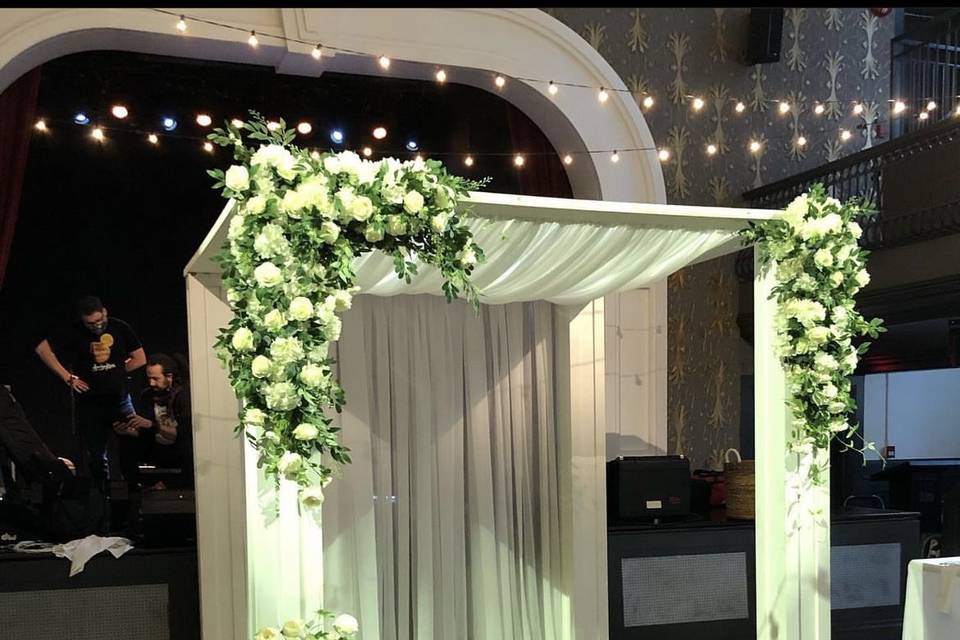White Chuppah