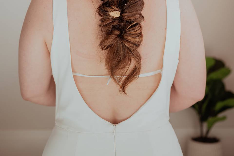 Livia Top Bridal hair