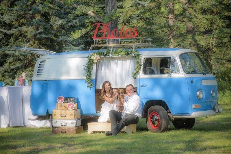 VW bus photo booth
