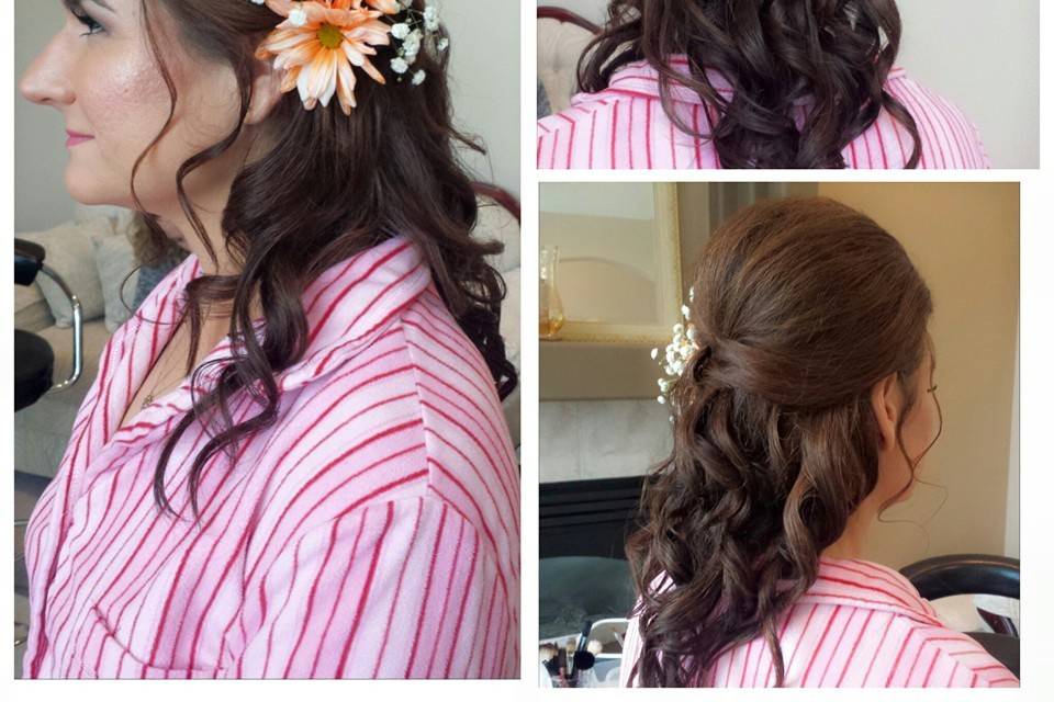 Bridal hair