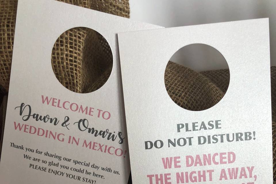 Custom Door Hangers