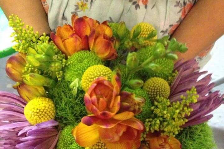 Yellow arrangement