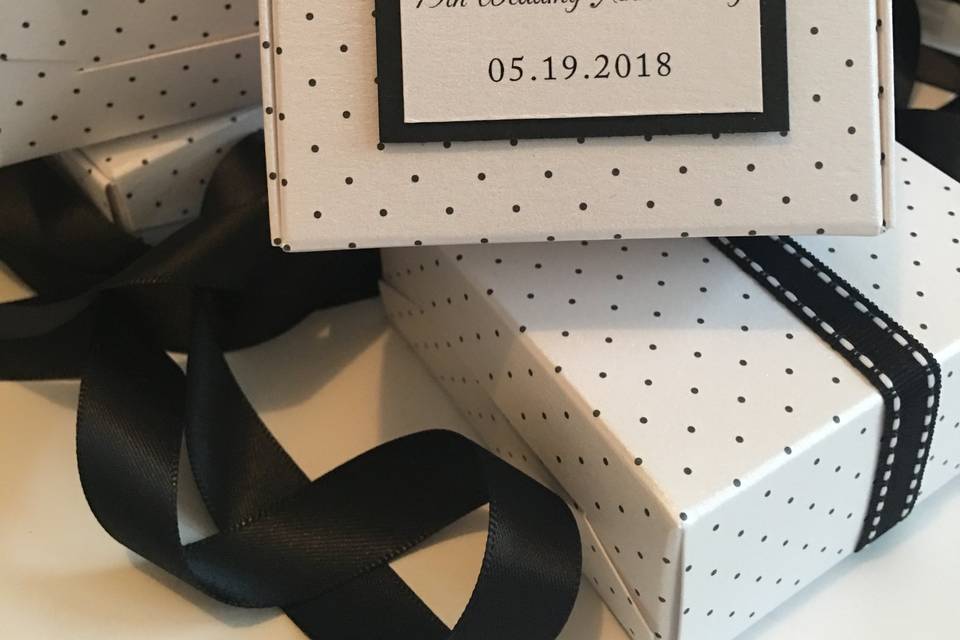 Black and White Invitation