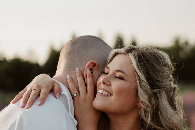 Glam Engagement photos