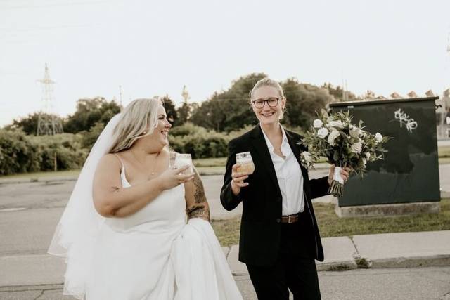 Glam and Natural Brides