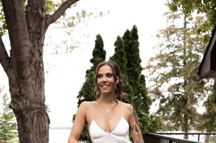 Micro wedding Bride