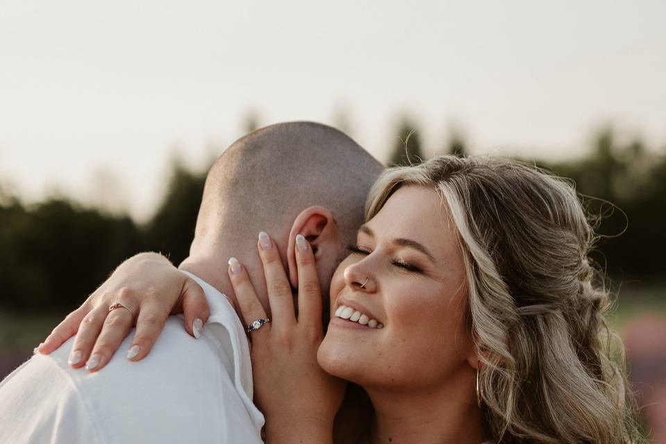 Glam Engagement photos