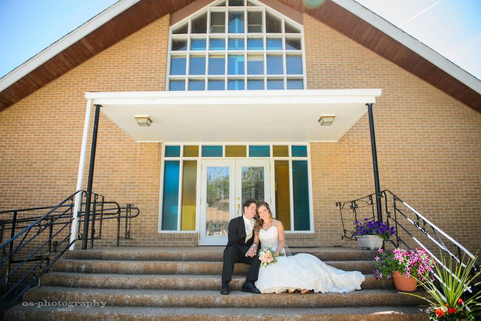 Wedding Couple Catholic Church