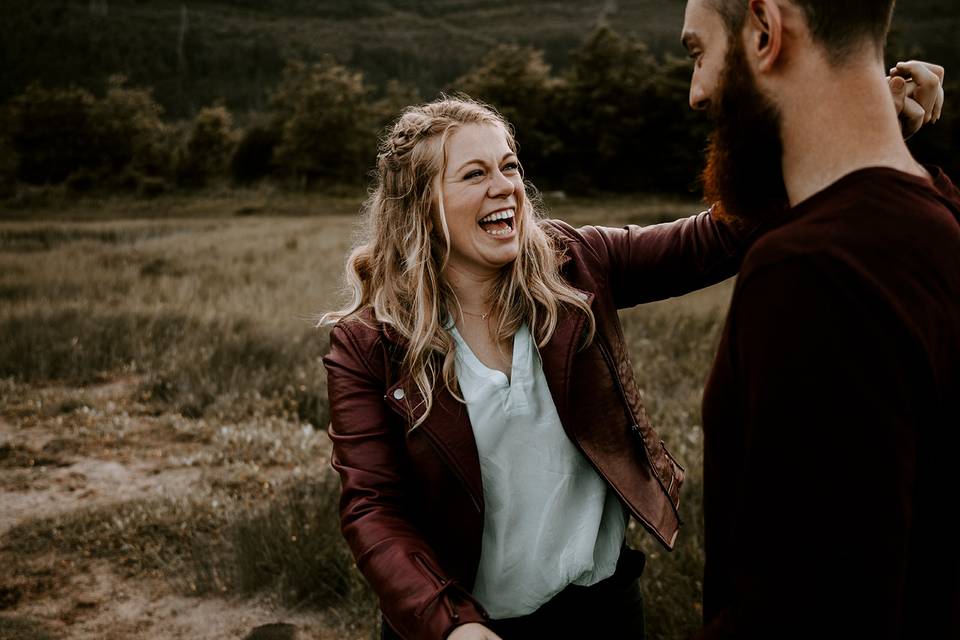 Squamish Engagement Dog