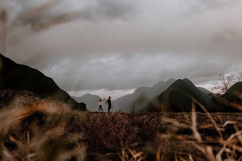 Vancouver Rainy Elopement