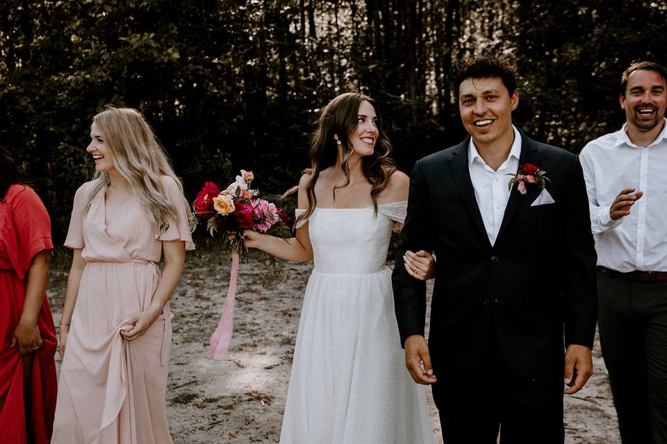 Elopement Forest Beach