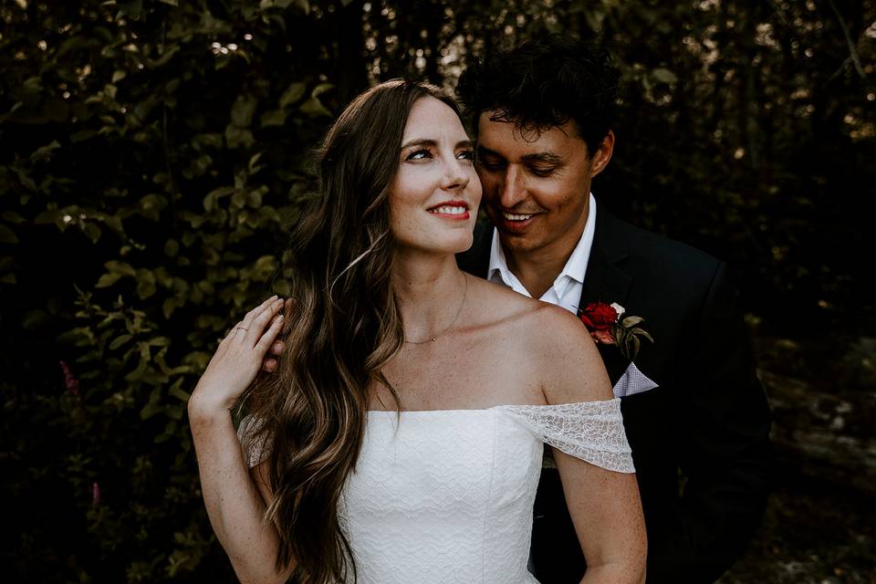 Elopement Forest Beach