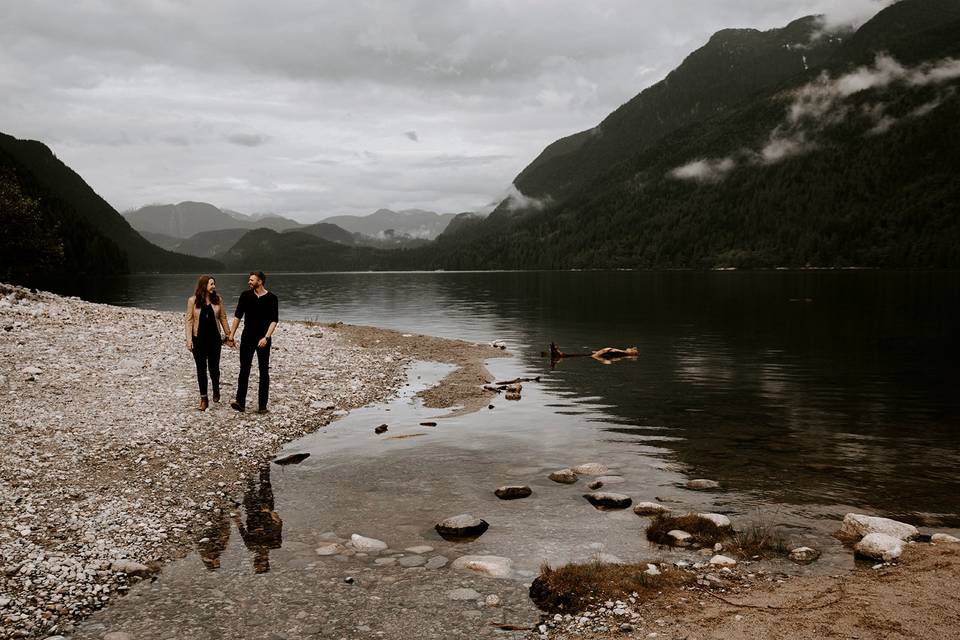 Alouette Lake Engagement