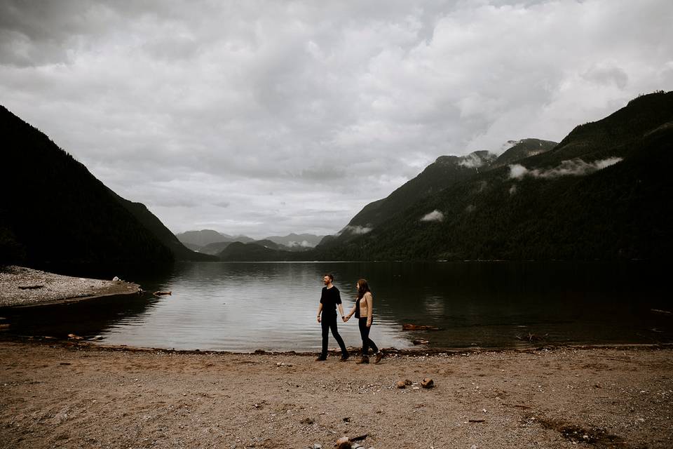 Alouette Lake Engagement