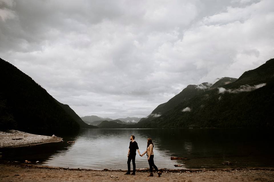 Alouette Lake Engagement