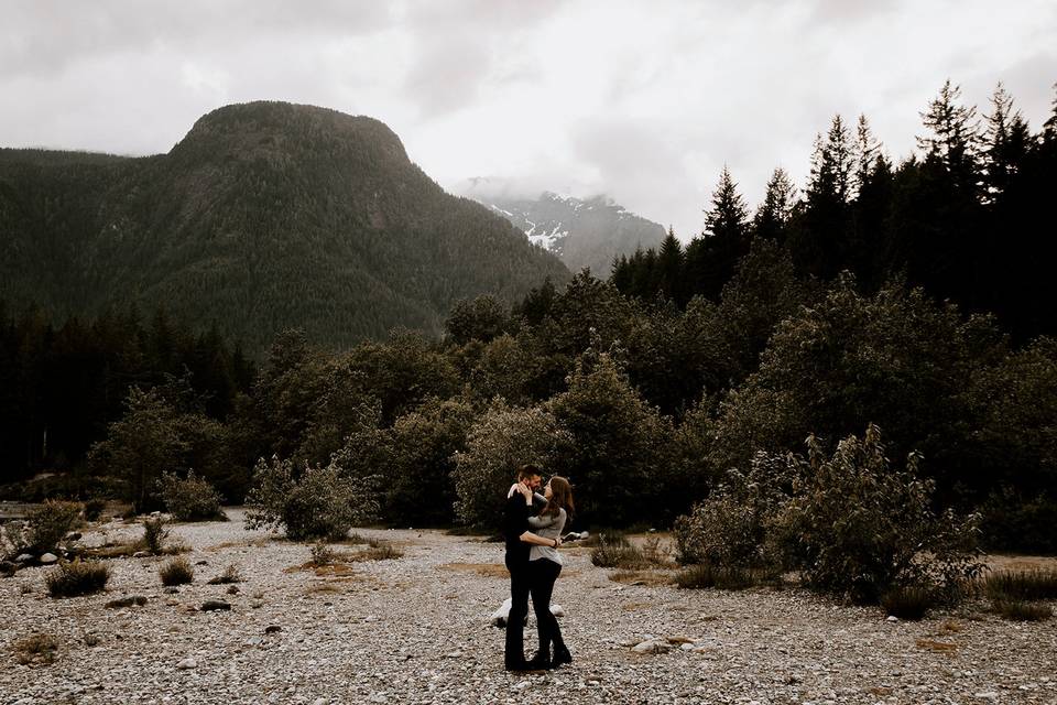 Alouette Lake Engagement