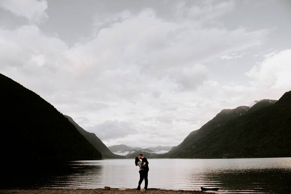 Alouette Lake Engagement