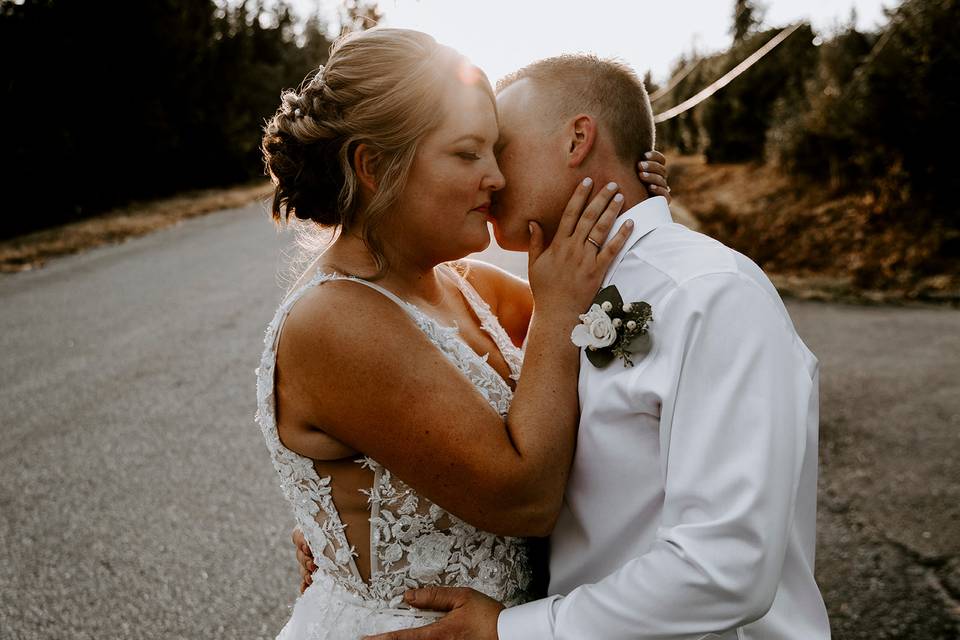 Vancouver Sunset Wedding