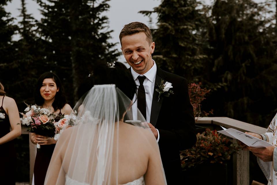 Wedding Grouse Mountain Veil