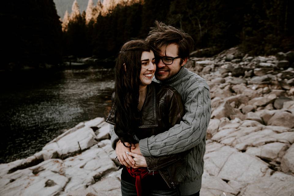 Alouette Lake Engagement