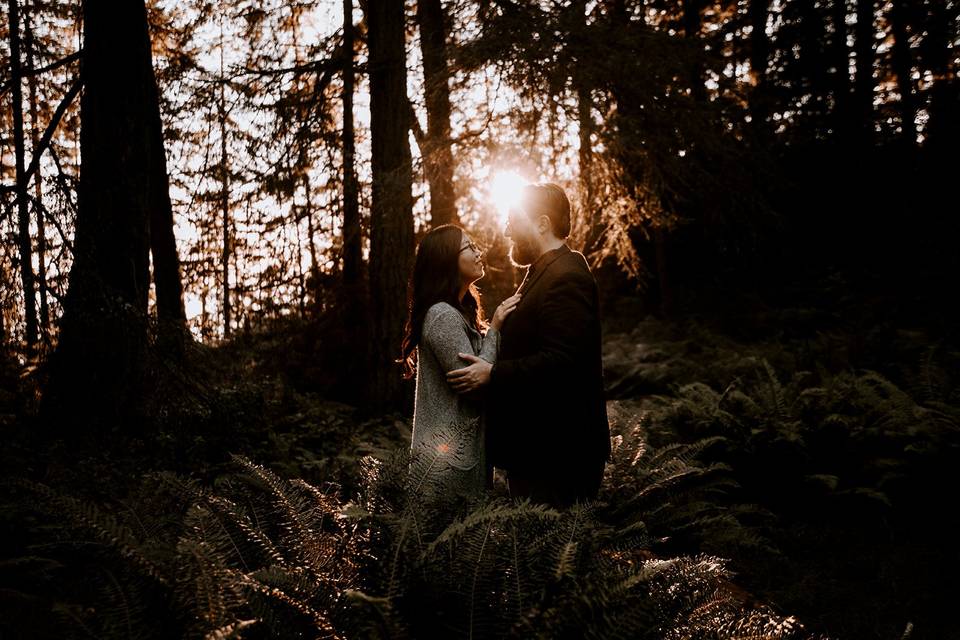 Vancouver Engagement Sunsetq