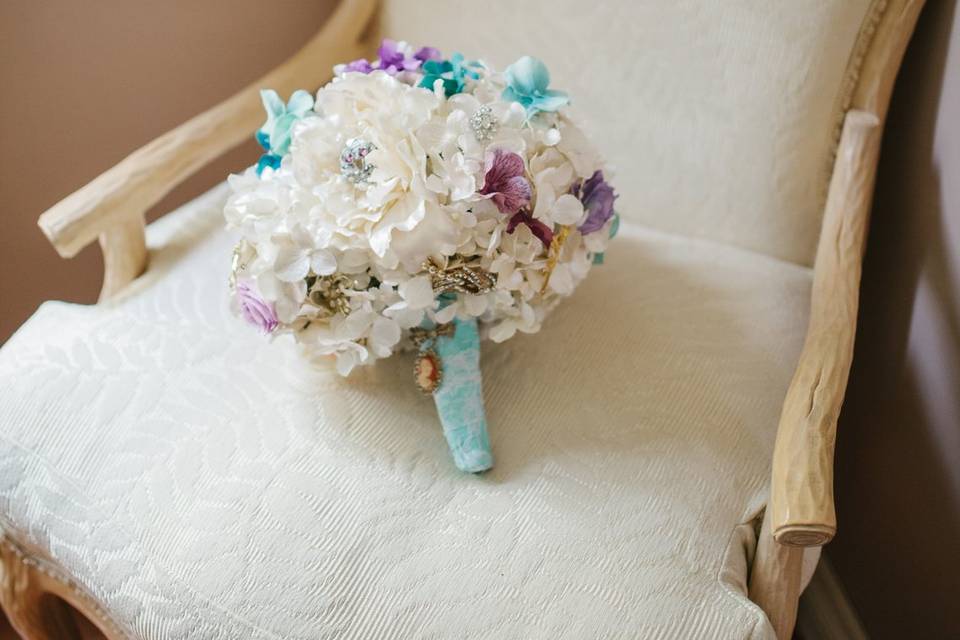 Bouquet DIY by the bride