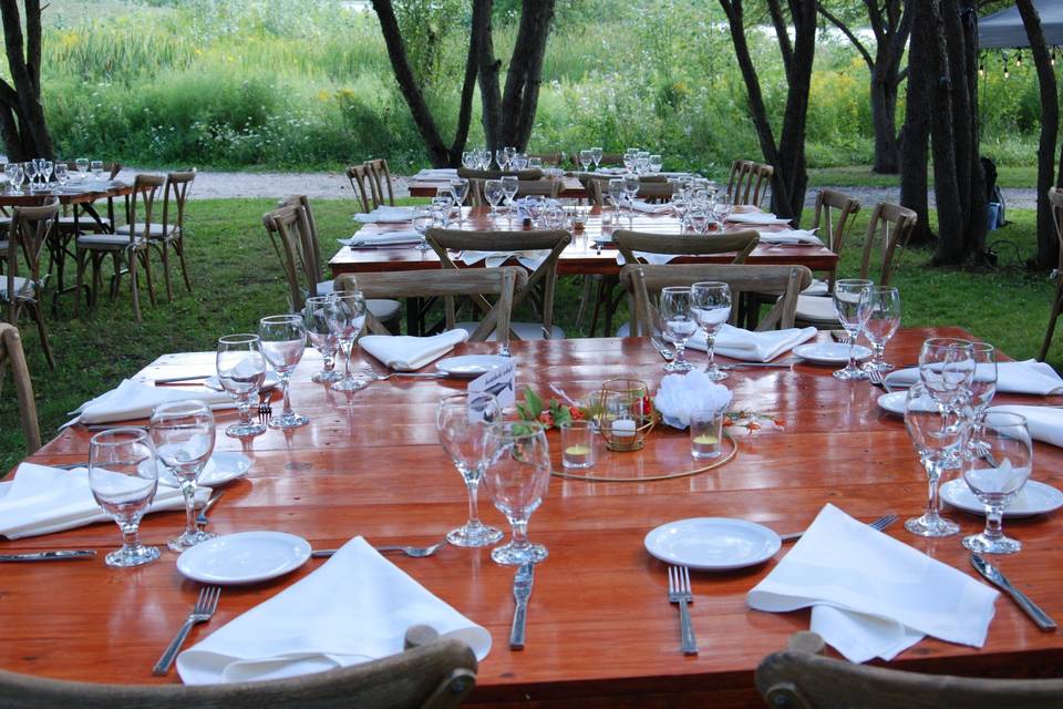 Apple Orchard Table Setting