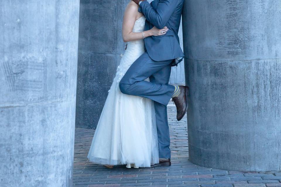 Ontario bride and groom