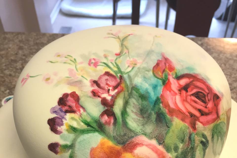 Hand Painted Cake
