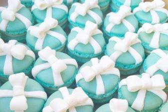 Custom Macarons. Tiffany&Co.