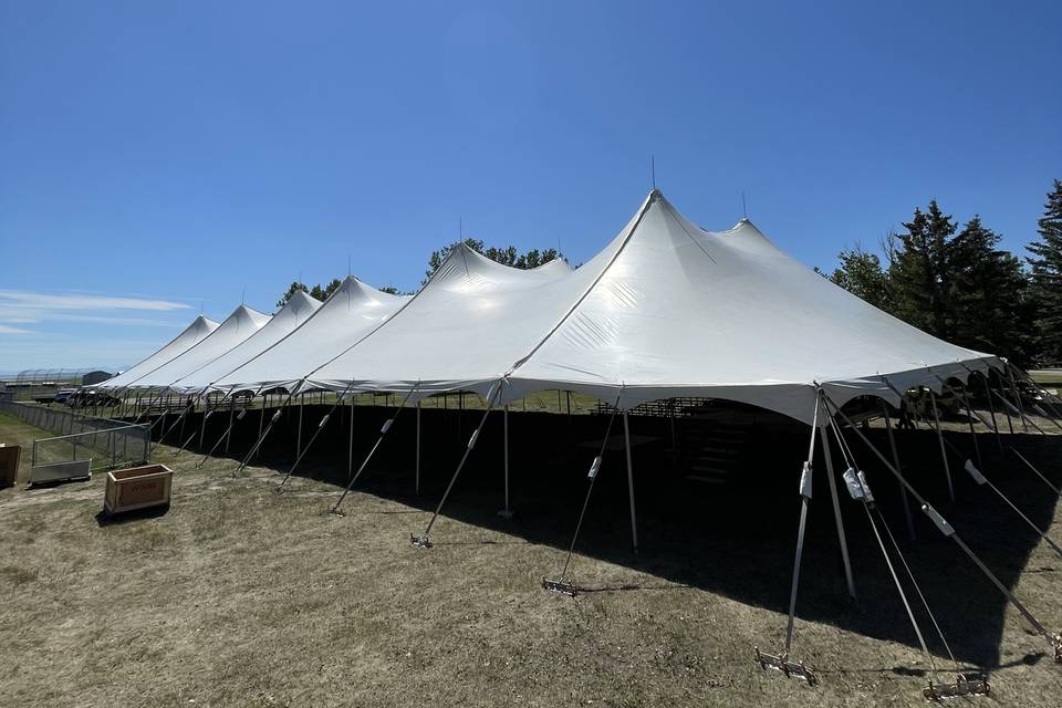 60x180 pole tent