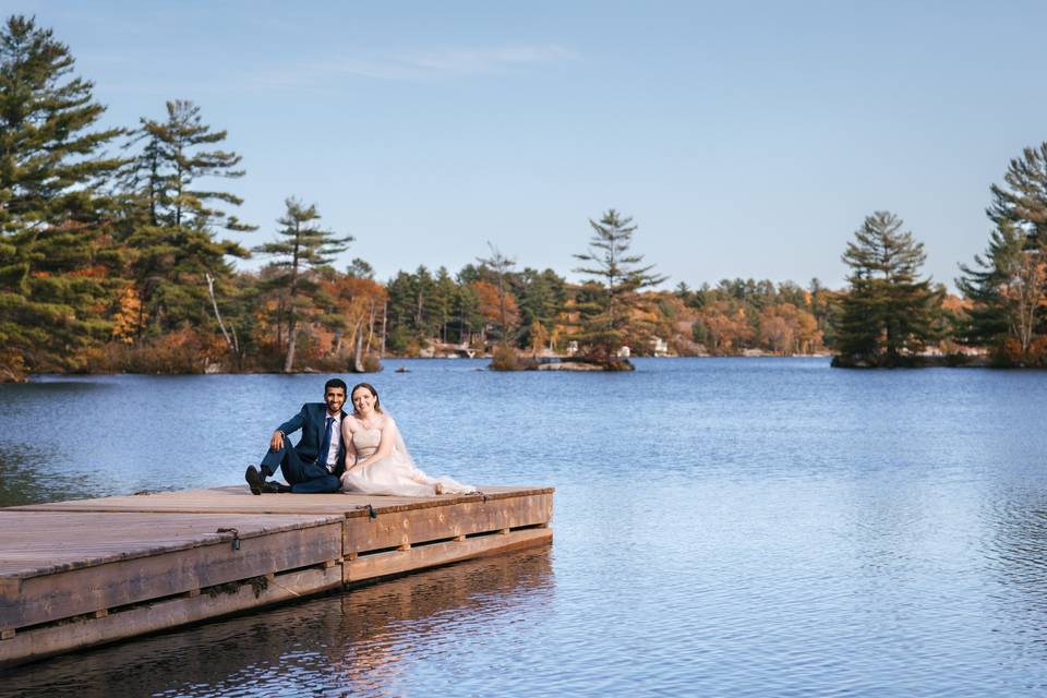 Couple on the dock