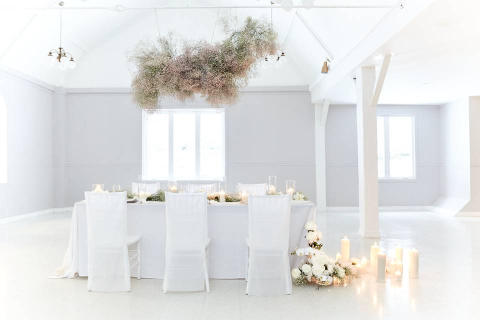 Main hall head table