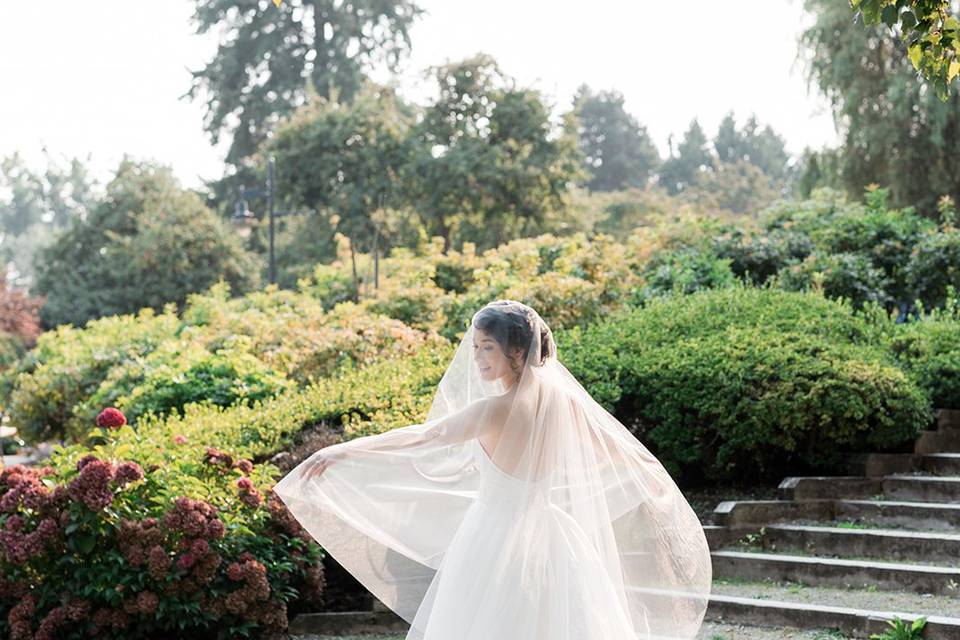 Showing off the veil