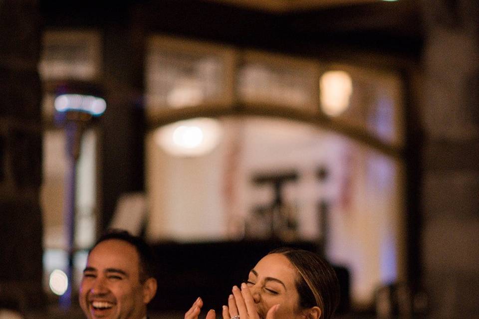 Reception toasts