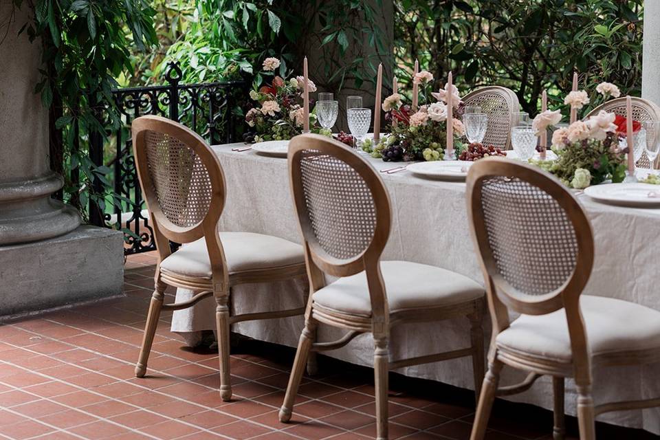 Hycroft Manor terrace receptio