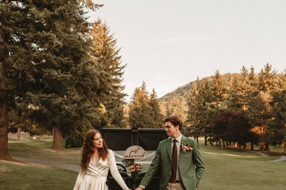 Golf Course Elopement