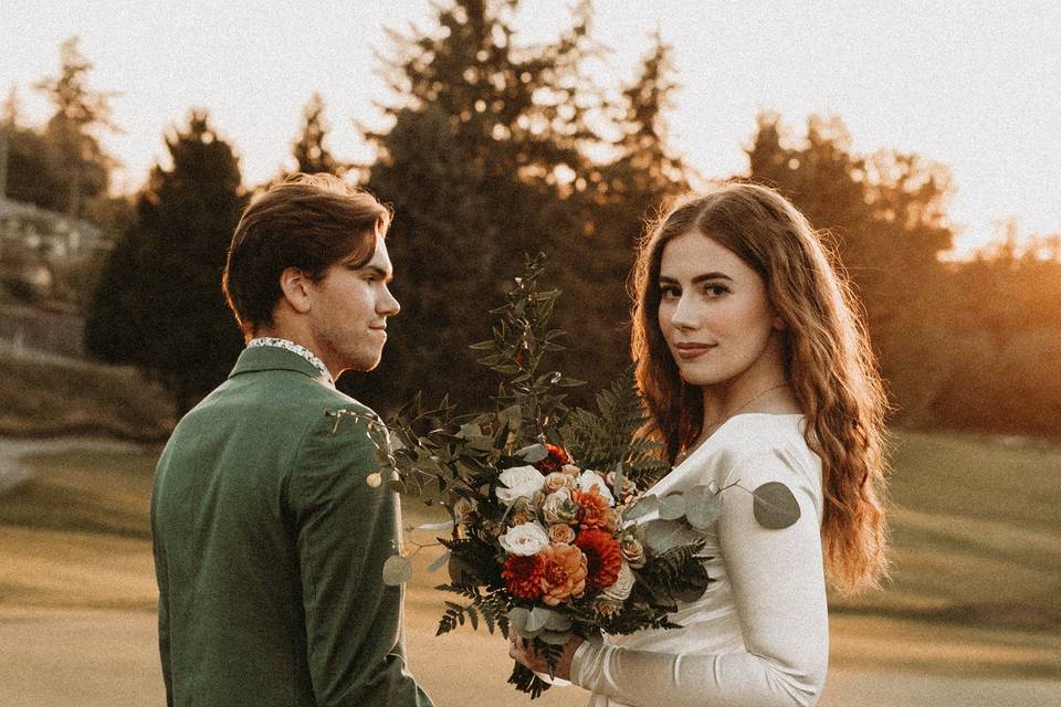 Golf Course Elopement