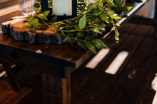 Harvest head table decor