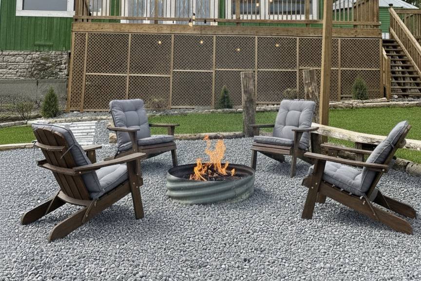 Patio & fire pit