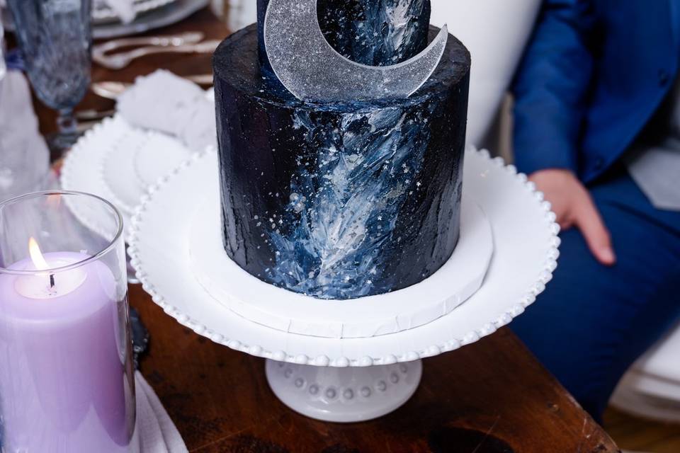 Sugar moon celestial cake