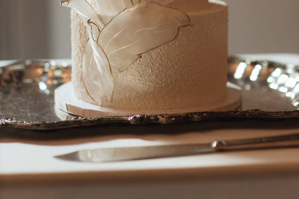 Paper Sail Wedding Cake