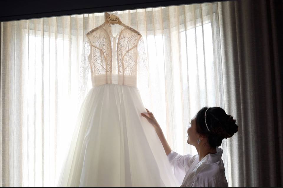 Bride and Groom Preparations