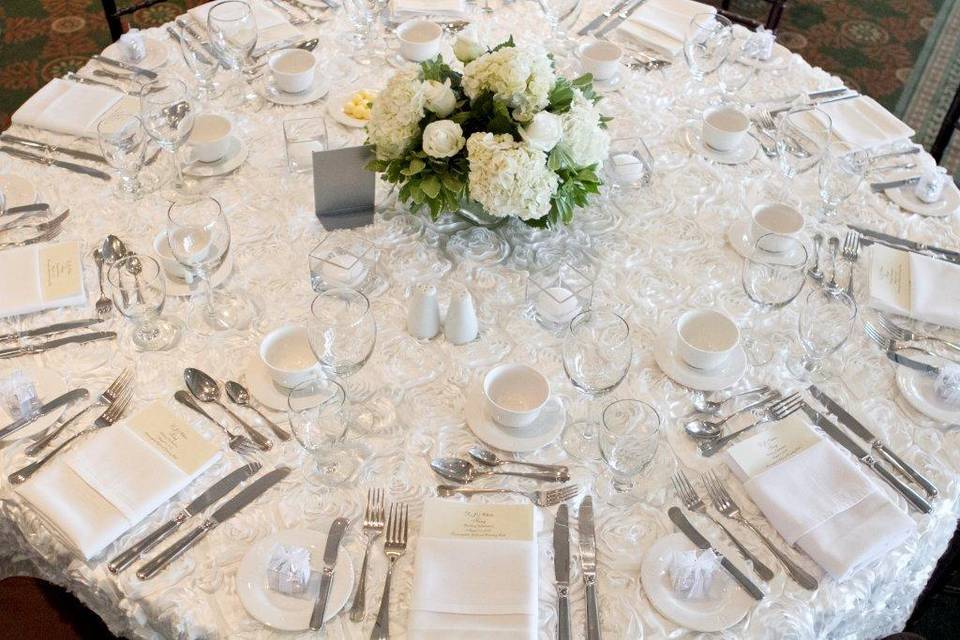 Wedding Table setting
