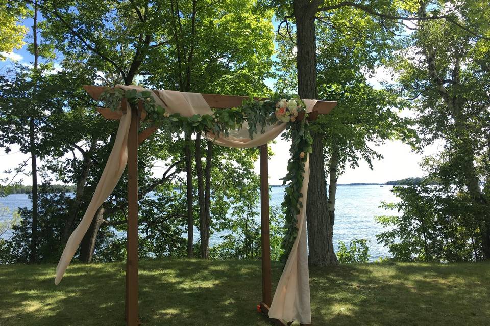 Outdoor ceremony