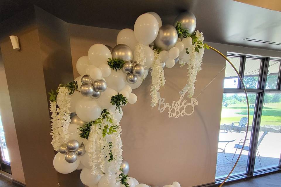 Bridal shower arch