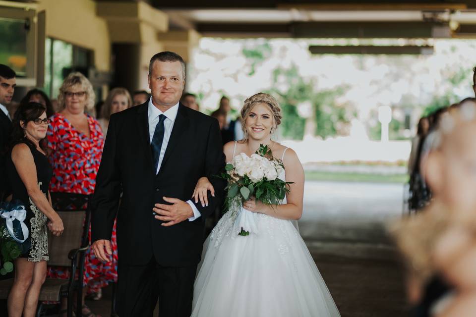 Bride + dad